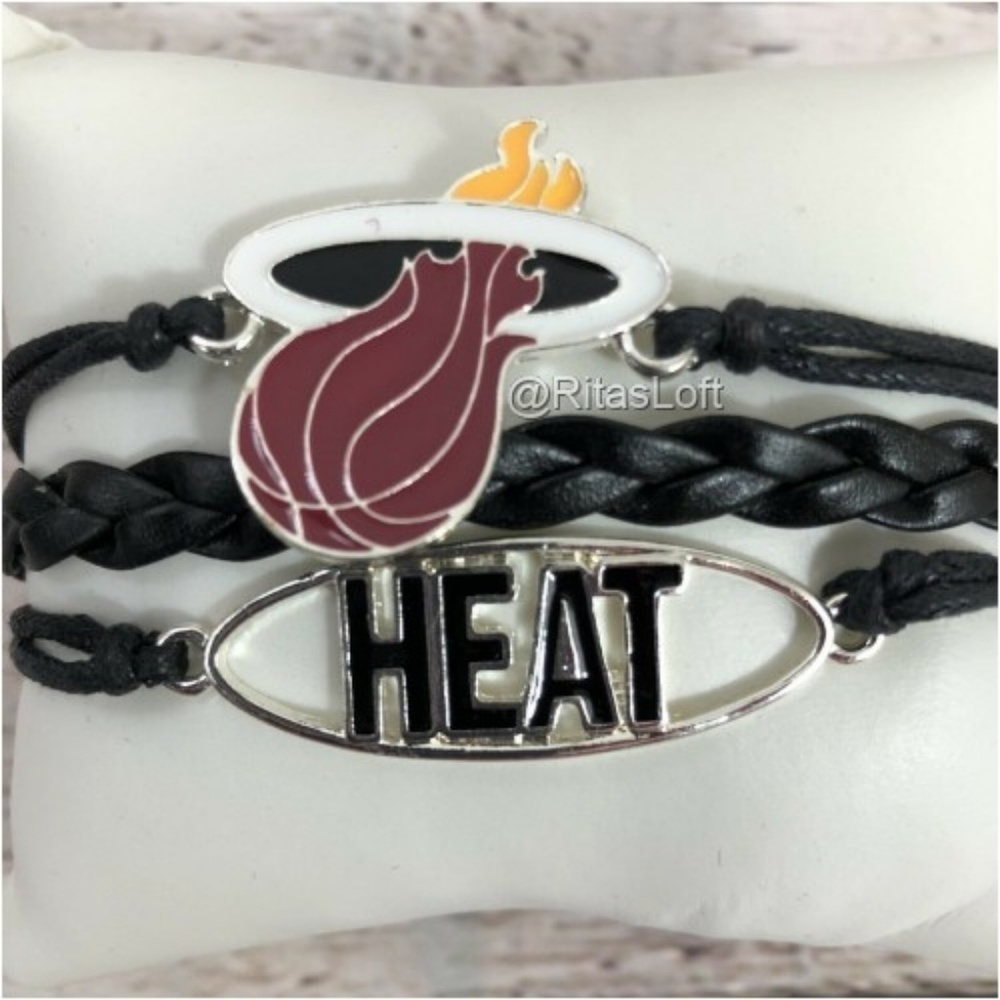 New In‎ Box - Miami Heat Rope Bracelet - Picture 3 of 4
